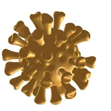 corona virus de la herramienta clave 3d print model - Mito3D