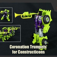 coronation trumpets transformers constructicons 3d print model - Mito3D