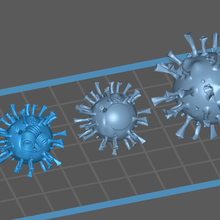coronavirus art 3dvscovid19 virus model covid-19 covid 3d print model - Mito3D