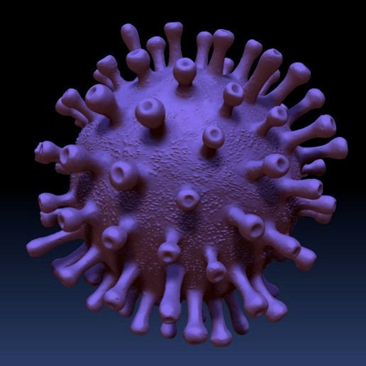 coronavirus various 3D print model - Mito3D