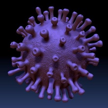 coronavírus vários 3d print model - Mito3D