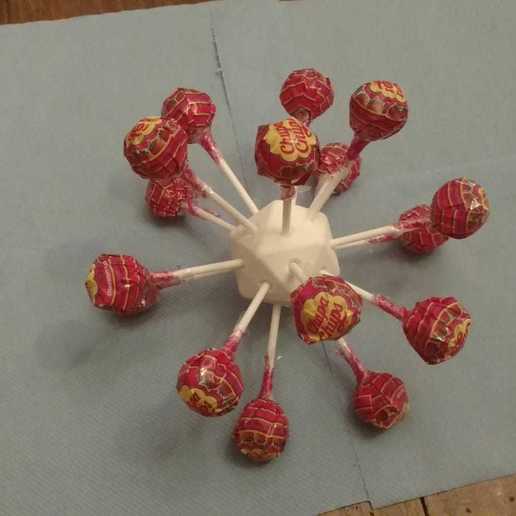 coronavirus lollipop toy gadget chupachups sars-cov-2 covid-19 corona 3D print model - Mito3D
