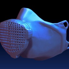 coronavirus masque maison de l'armement filtre outil 3d print model - Mito3D