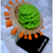 coronavirus modèle covid-19 divers 3d print model - Mito3D