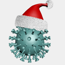 Coronavirus navide Kunst Spielzeug Weihnachten Virus Covid 3d print model - Mito3D