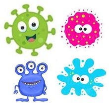 coronavirus d'autres virus à l'emporte-pièce ensemble divers les cookie cutter 3d print model - Mito3D
