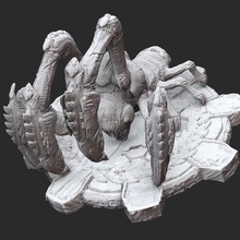 médico larva engranajes guerra 3d modelo stl expediente impresión juego langosta diente figura figurilla miniatura estatua personaje 3d print model - Mito3D