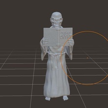 cadavere 3d print model - Mito3D