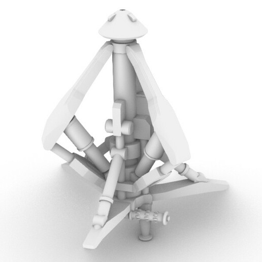 corrected parts 1-48 csm apollo spacecraft realspace space model 3D print model - Mito3D