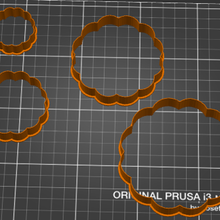 acanalado cortador cutt Galleta oval 3d print model - Mito3D