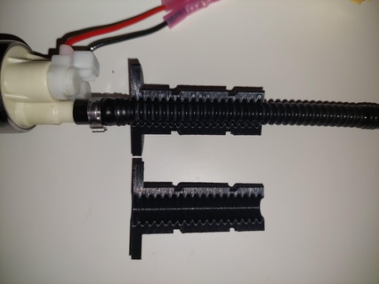 corrugated fuel pump hose installing tool walbro 450 525 3d print model - Mito3D