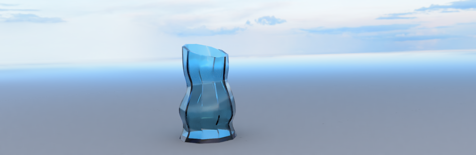 ondulato vaso spirale arredamento casa 3D print model - Mito3D