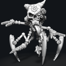 corrupted android skull 3d print model - Mito3D