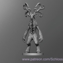 corrupted werereindeer game toy tabletop dungeons dragons dnd 3d print model - Mito3D