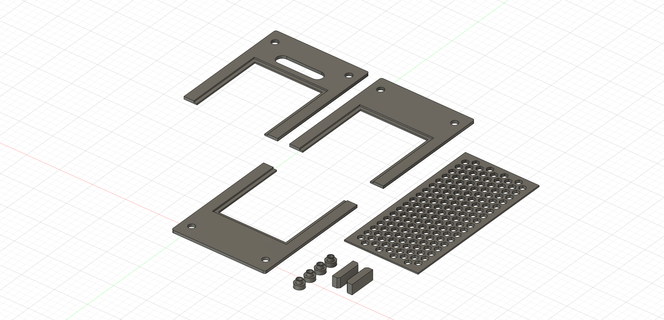 corsaro 280x superiore pannello flusso d'aria aggiornamento 3d print model - Mito3D