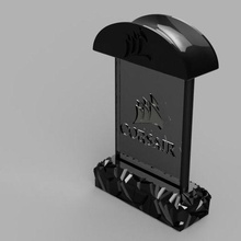 corsaro auricolare In piedi gadget supporto casco 3d print model - Mito3D
