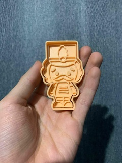 Cortador Galleta Soldado fındıkkıran ev mutfak kurabiye kesiciler Sanat Gıda şeker Noel neşe asker Baba madde kar 3d print model - Mito3D