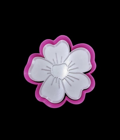 cortador galleta flor fleur biscuit coupeur galletas 3d print model - Mito3D