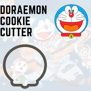 cortador galletas Doraemon biscuit coupeur nobita Shizuka takeshi anime 3d print model - Mito3D