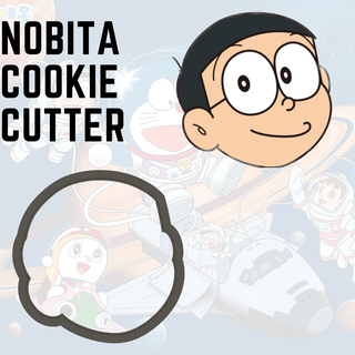 cortador de galletas nobita cookie cutter doraemon shizuka takeshi anime 3d print model - Mito3D