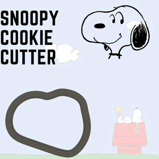 cortador de galletas snoopy cookie cutter charlie brown woodstock peanuts cartoon 3d print model - Mito3D