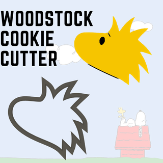 cortador de galletas woodstock cookie cutter snoopy charlie brown peanuts 3d print model - Mito3D