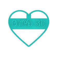cortador galletas coração amo 14 fevereiro san valentin ferramenta amor 3d print model - Mito3D