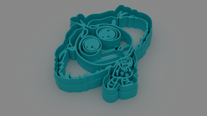 cortador galletalar imrenme ev tersyüz 3d print model - Mito3D