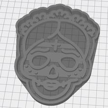 cortador galletas Frida Kahlo cortadores biscuit coupeur 3d print model - Mito3D