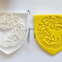 cortador galletas targaryen de juego tronos la herramienta conseguí 3d print model - Mito3D
