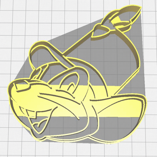 cortador galletas timothy timoteo dumbo tool galleta cortante cookie cutter 3D print model - Mito3D