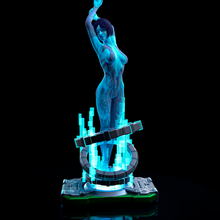 cortana Arte aureola Maestro jefe ventilador figurilla mesa sci fi mujer dnd miniatura imprimible fantasía 3d print model - Mito3D