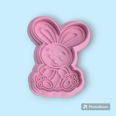 cortante conejo huevo bunny egg cookie cutter rabbit pascuas easter de chocalate galletas cookies 3d print model - Mito3D