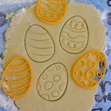 cortante biscotto taglierina 8cm Pasqua fondente galletita x3 pacco impostato uovo huevo galletitas 3d print model - Mito3D