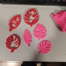Cortante dondurma kış ağaç yapraklar kurabiye kesici 3d print model - Mito3D