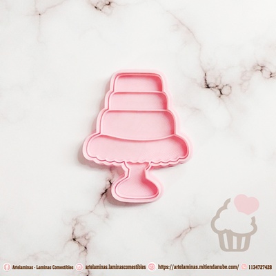 cortante parà galleta torta posatorta casa galletita rosa cocina paste 3d print model - Mito3D