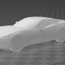 corvette  car chevrolet chevrolet corvette corvette 3d print model - Mito3D