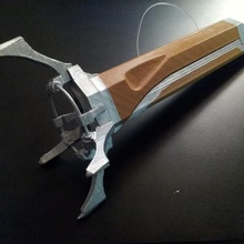 corvos dobrar a lâmina funcional jogo dishonored hidden blade faca espada adereços 3d print model - Mito3D
