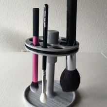 cosmetic makeup brush dryer holder cosmetics diy 3d print model - Mito3D