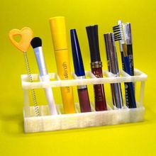 cosmetic utensils organizer long edition home bathroom holder household valentine 3d print model - Mito3D