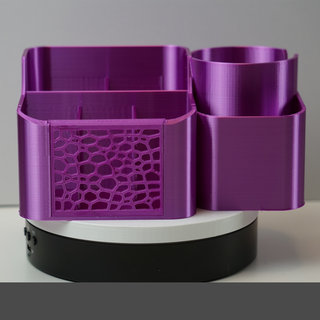 cosmetics box organizer w pattern 3d print model - Mito3D