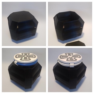 cosmic box box conteiner cosmic adapter lid  3d print model - Mito3D
