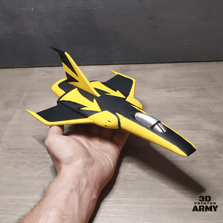 cosmo black tiger space fighter - yamato space battleship yamato black tiger space battleship star blazers cosmo black tiger carrier fighter mechanics manga anime  3d print model - Mito3D