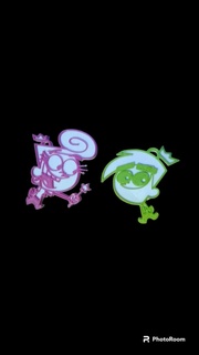 cosmo wanda llave cadenas llavero patrocinadores magia rosado verde amor 3d print model - Mito3D