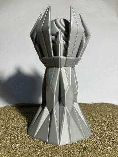 cosmos cup low poly art 3d print model - Mito3D