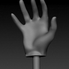 cosplay hand mannequin fashion costume 3d print model - Mito3D