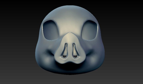 Kostüm oyunu Hashibira Inosuke 3d kafatası maske iblis anime oyun maskesi 3d print model - Mito3D