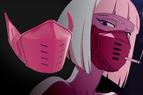 Kostüm oyunu maske kivi anime siberpunk kendin yap Aksesuarlar 3d print model - Mito3D