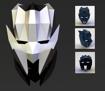 cosplayxcults maschera tangenziale Abiti moda arte vizard 3d print model - Mito3D