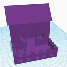 cottage house 3d print model - Mito3D